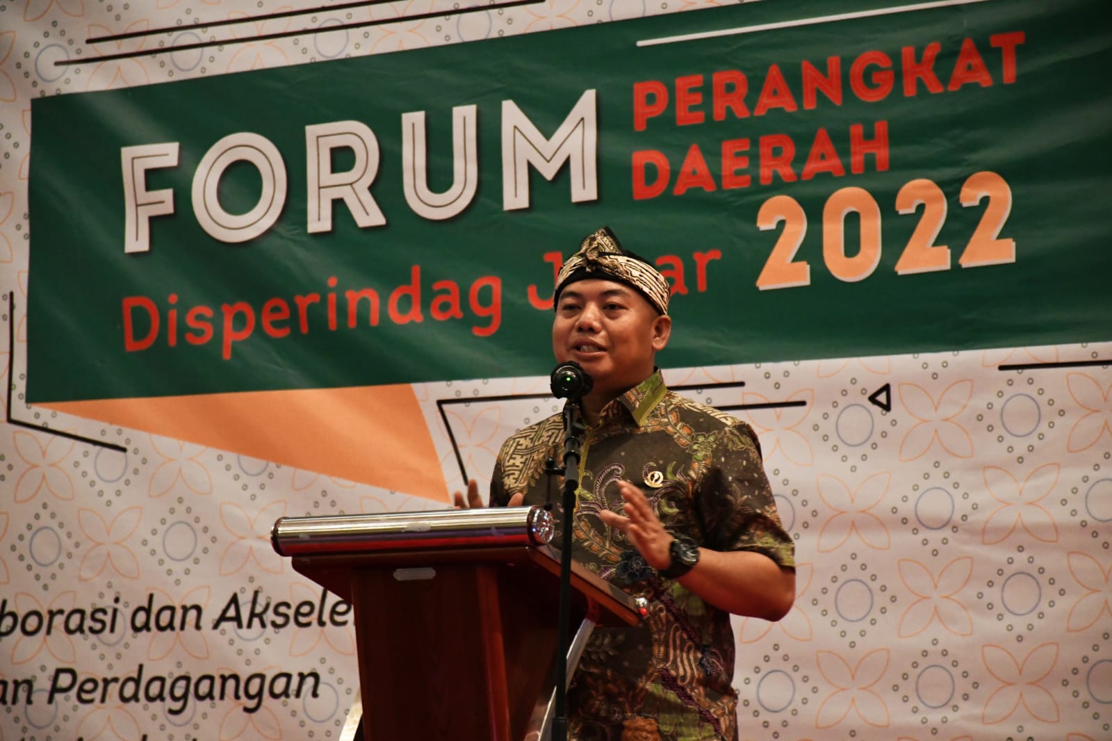 Ketua Komisi II DPRD Provinsi Jawa Barat Rahmat Hidayat Djati, S.IP Menghadiri acara Forum Perangkat Daerah Disperindag Jabar 2022 bertempat di Hotel Mercure Karawang, Kab. Karawang. Rabu, (09/02/2022) Ft Dok Humas DPRD Jabar