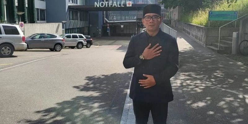 Gubernur Jabar H. M. Ridwan Kamil Saat berada di rumah sakit Bern Swiss.