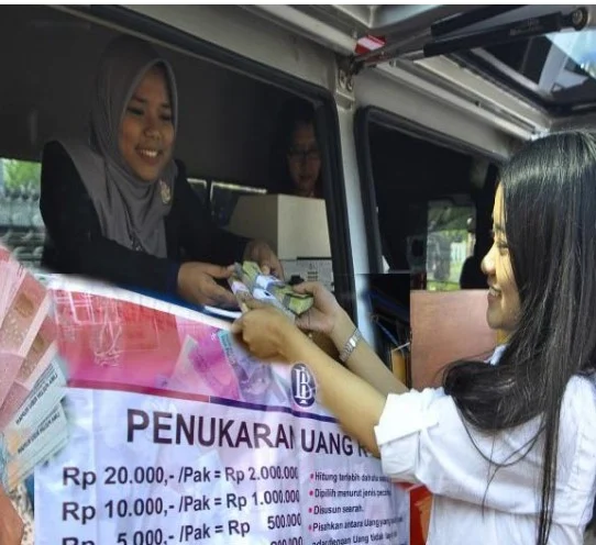 Bus Keliling Penukaran Uang Bank Indonesia (BI) Ft Ist.