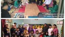 Yayasan Sanggar Sinlamba Batavia saat menggelar acara buka puasa bersama dan santunan anak yatim. di Pulo Besar  Minggu (16/3/2025).