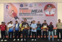 Turnamen Tenis Meja Matraman Cup 3 yang memperebutkan Piala Wali Kota Jakarta Timur., berlangsung meriah di GOR Kecamatan Matraman, Sabtu (25/10/2025).