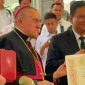  Irjen Pol (Purn) Drs. Heribertus Dahana R., S.H., M.Si. saat menerima Medali Pro Ecclesia et Pontifice dari Bapa Suci Paus Leo XIV, di Nunsiatur Apostolik Jakarta.