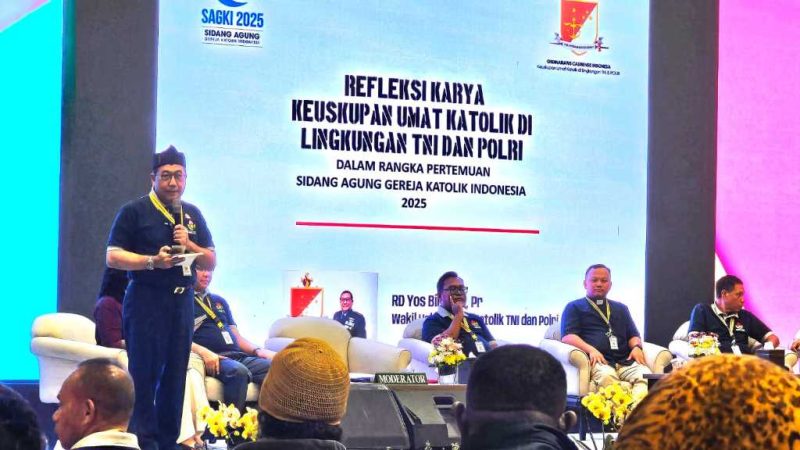  Wakil Uskup Umat Katolik TNI dan Polri,  dan Koordinator Delegasi OCI, Romo Kolonel Sus Yos Bintoro, Pr,.